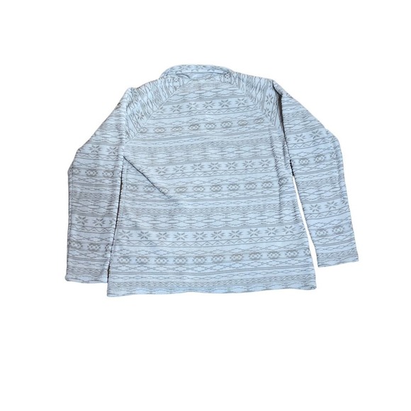 Women's Eddie Bauer 1/4 Zip Pullover. Fair Isle? Aztec? Size Medium - Picture 3 of 3